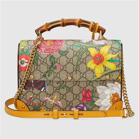 gucci padlock flower bag|Gucci padlock small shoulder bag.